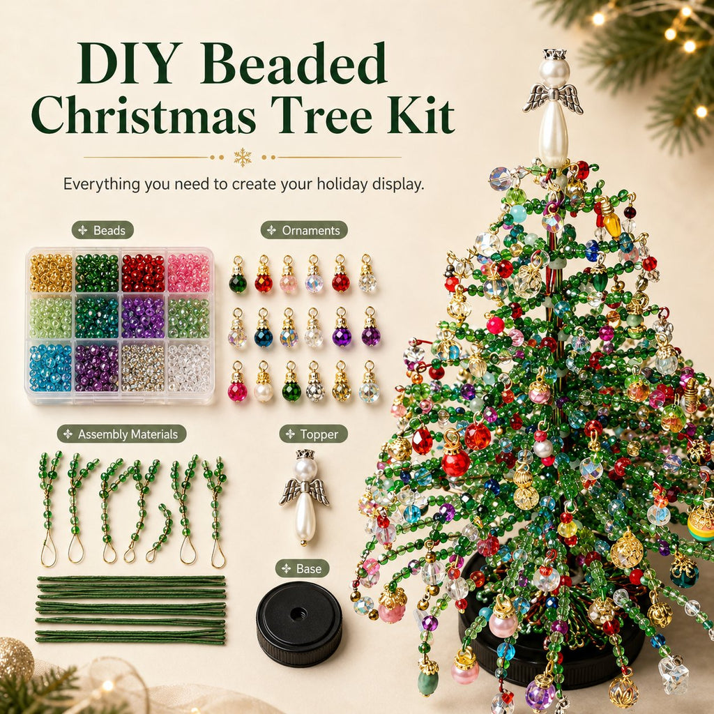 SparkleCraft – Premium DIY Beaded Christmas Tree Kit