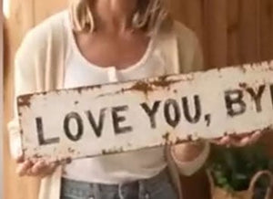 HeartFarewell – Vintage Metal Wall Sign