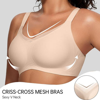 SkinMuse V - Wire-Free Deep V Bra for Flattering Silhouette