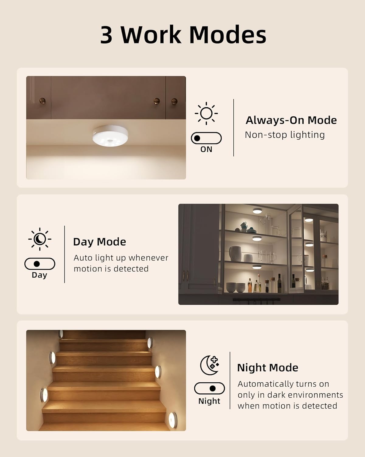 FlexiLight - Adjustable White & Color LED Pucks