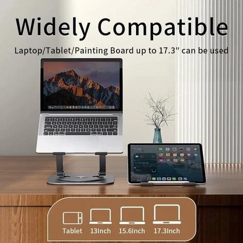 FlexElevate – Rotating Aluminum Laptop Stand