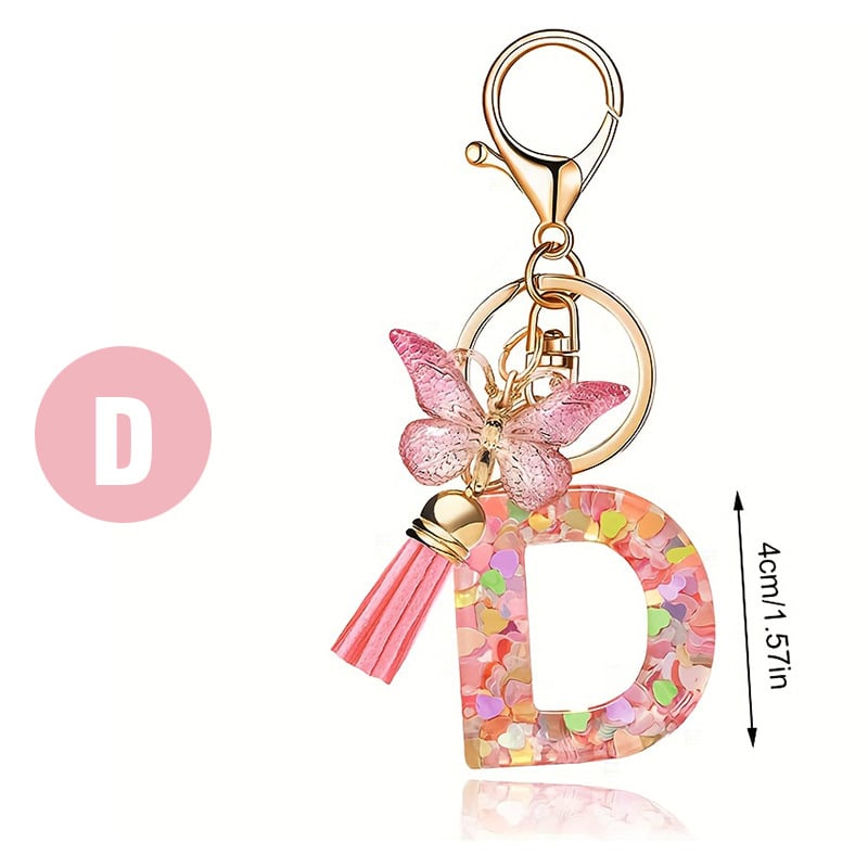 CharmKey – Personalized Initial Letter Keychain