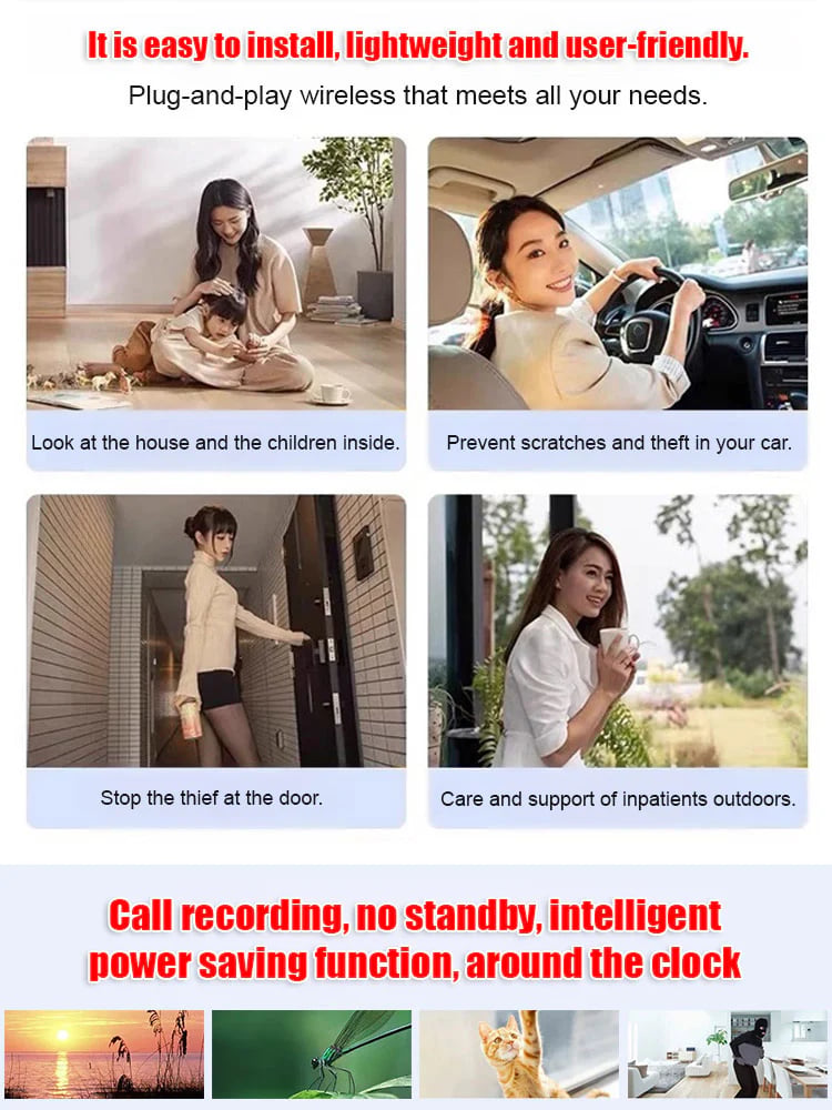 DarkSight – HD Night Vision Mini Camera for 24/7 Monitoring