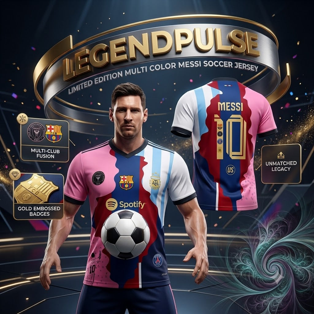 LegendPulse – Limited Edition Multi Color Messi Soccer Jersey