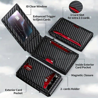 CoreVault – Aluminum Pop-Up Card Wallet