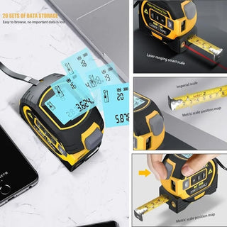 MeasureMaster - 3-in-1 Laser & Tape Precision Tool