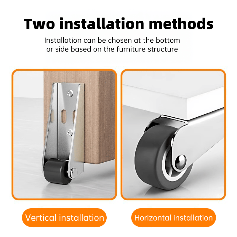 GlidePro – Long Bracket Swivel Castors