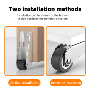 FlexiRoll – Silent and Smooth Swivel Castors for Any Door