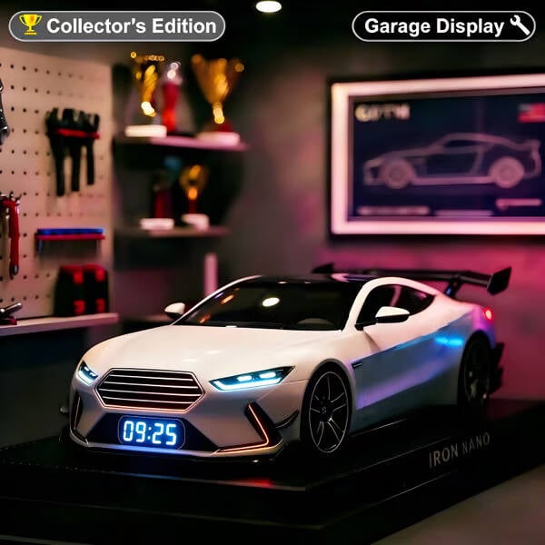 Engine Alarm Clock ⏰Hypercar Alarm Clock-🏎️Realistic Engine & Light Effects