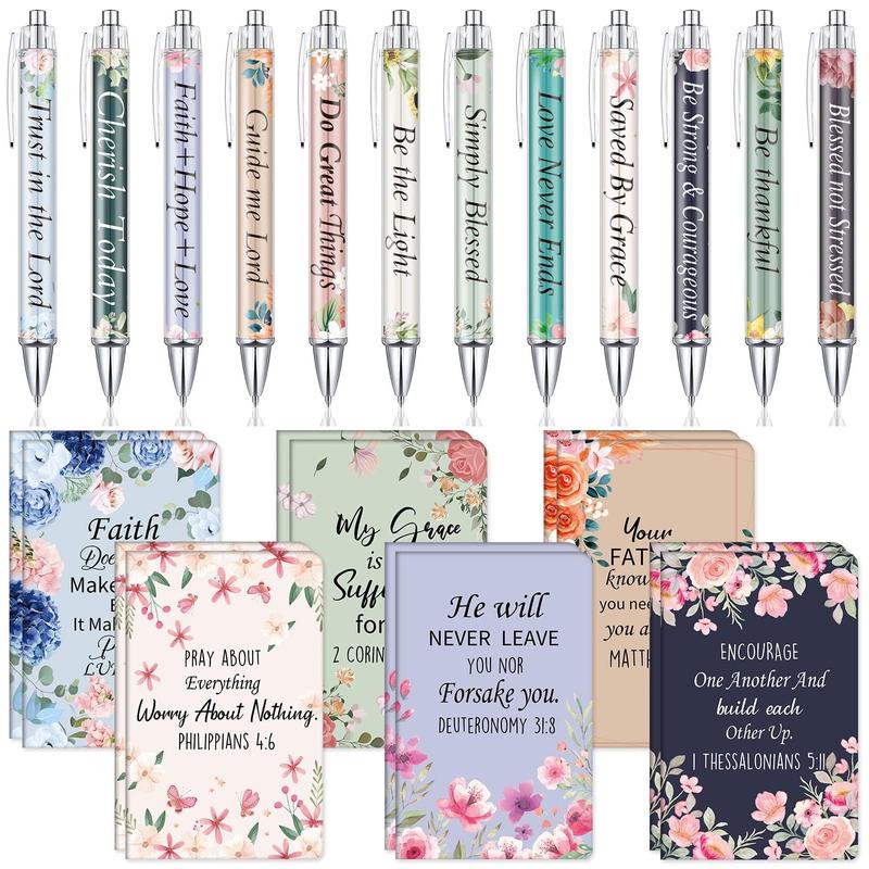 BlessedLines – Bible Verse Notebook & Pen Set