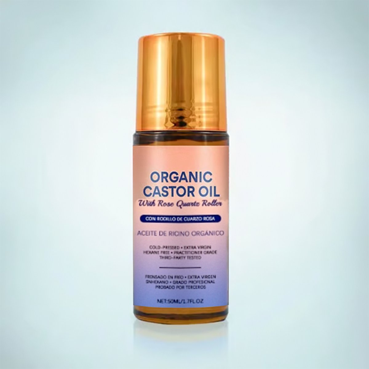 RoseCalm - Organic Castor Oil with Rose Quartz Touch