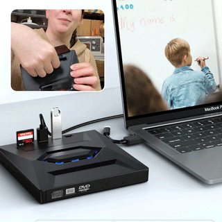 UltraRead | 7-in-1 USB Blu-ray & DVD Player Drive