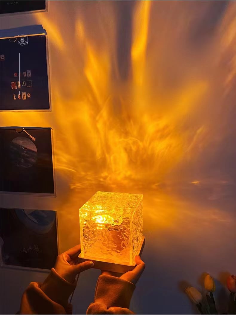 OceanGlow – Water Wave Ambient Lamp
