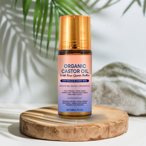 RoseCalm - Organic Castor Oil with Rose Quartz Touch