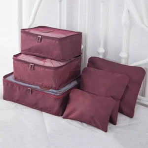 LAST DAY HOT SALE 38% OFF - 6 pieces portable luggage packing cubes marnetic