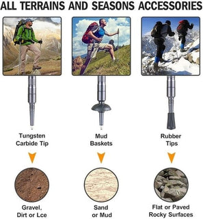 ForgeTrek – Durable Hiking Stick with Hidden Gear