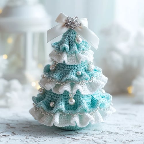 TwinkleStitch – Handmade Crochet Holiday Tree Set