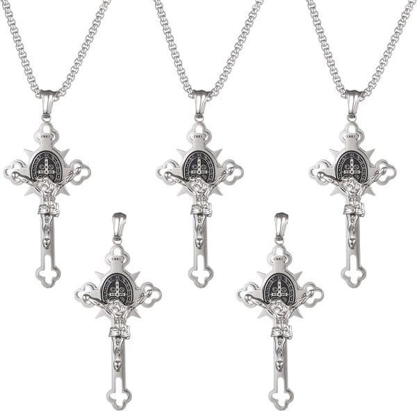 BenedictShield – St. Benedict Protection Cross Necklace