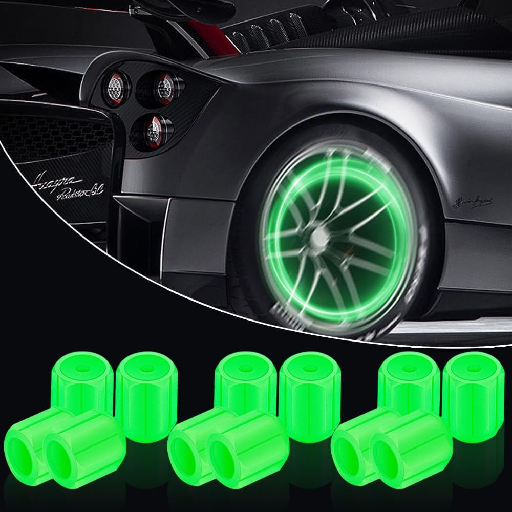 StellarSpin - Night-Glow Wheel Valve Covers