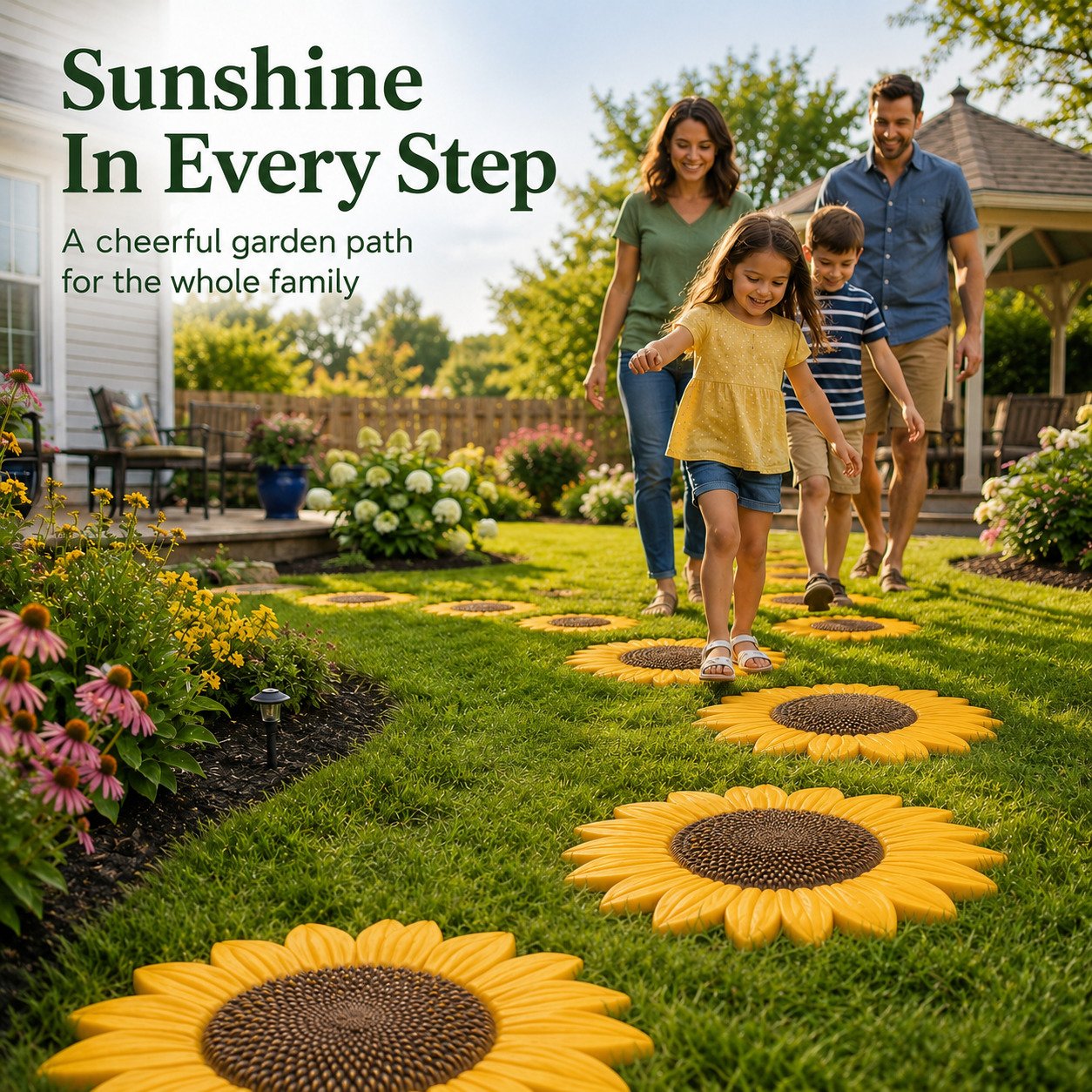 GardenCraft– Premium Reusable Garden Stepping Stone Mold