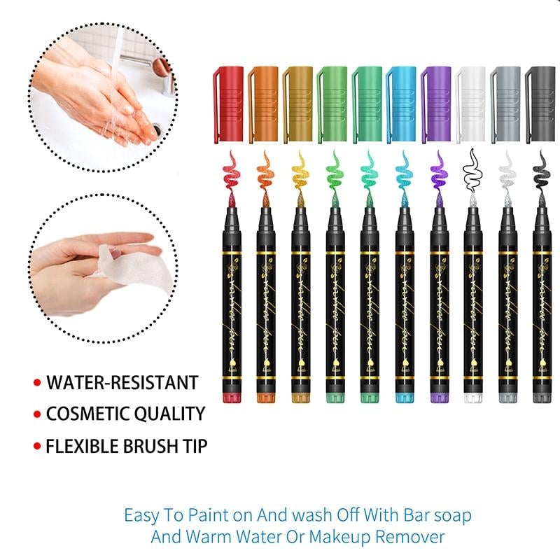 🔥Temporary Tattoo Markers for Skin