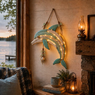 CoastalGlow – Lighted Coastal Fish Wall Decor