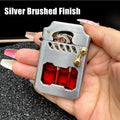 Silver Brushed Finish