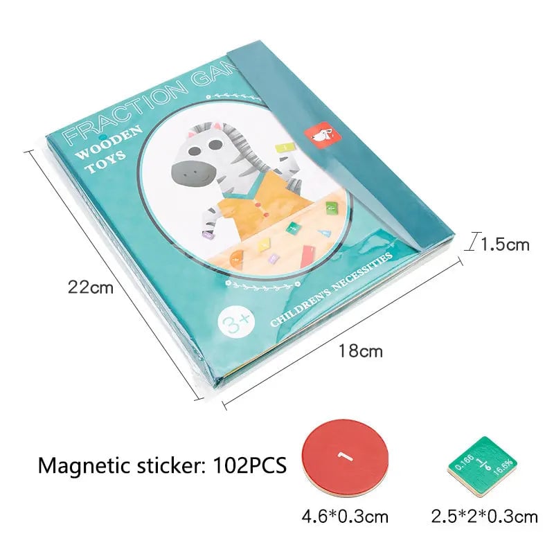 MagnaMath | Interactive Fraction Puzzle for Kids