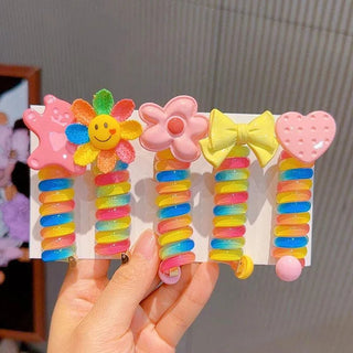 Little Princess Phone Cord Hair Ties marnetic