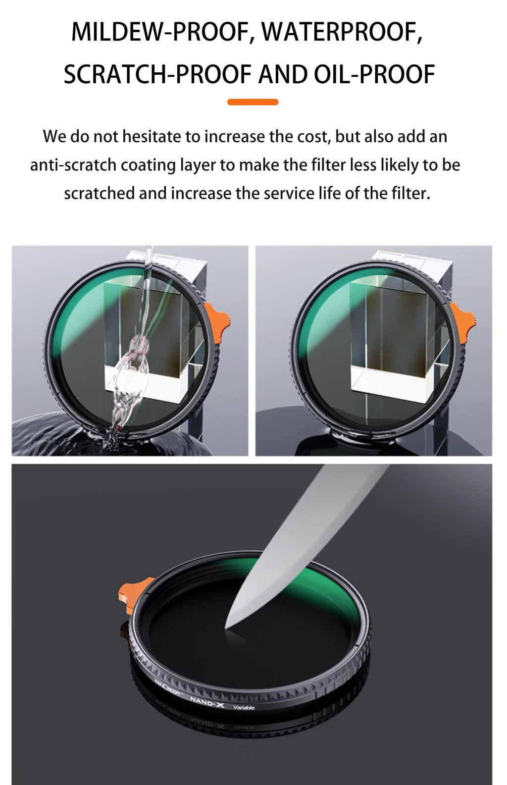 NovaCapture - Adjustable ND Mobile Lens Kit