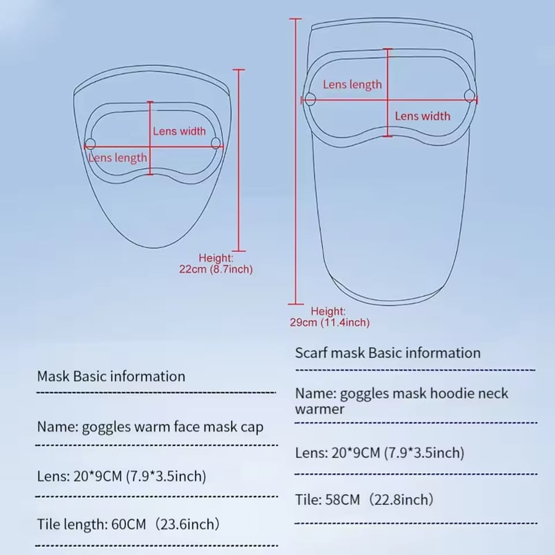 GlacierGear - Ski, Snowboard & Winter Cycling Hood