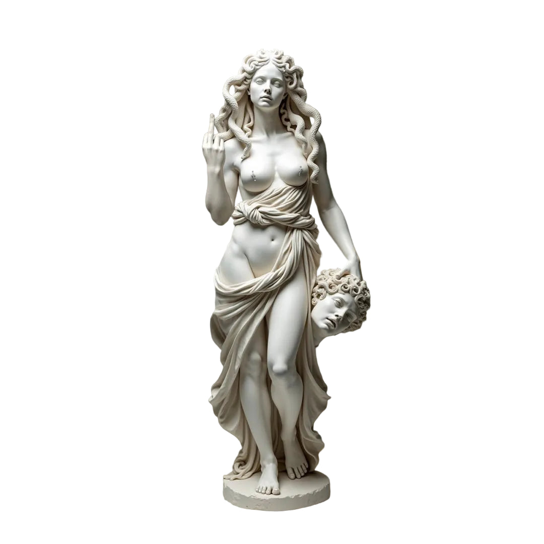 DivineGaze – Bold Medusa Art Décor Figure
