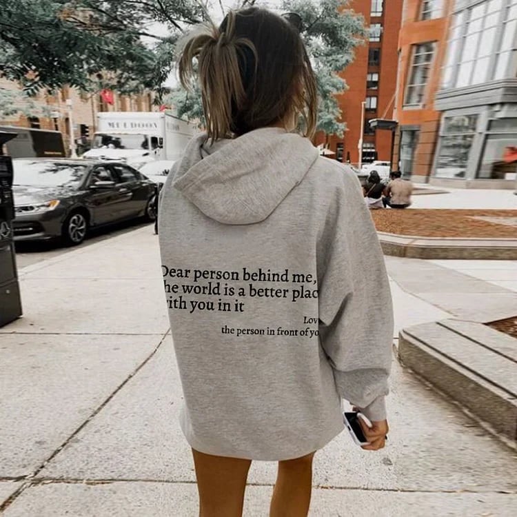 BackTalk – ‘Dear Person Behind Me’ Sweatshirt