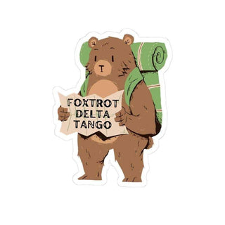 BearCharm | Adventure-Ready Bear Sticker
