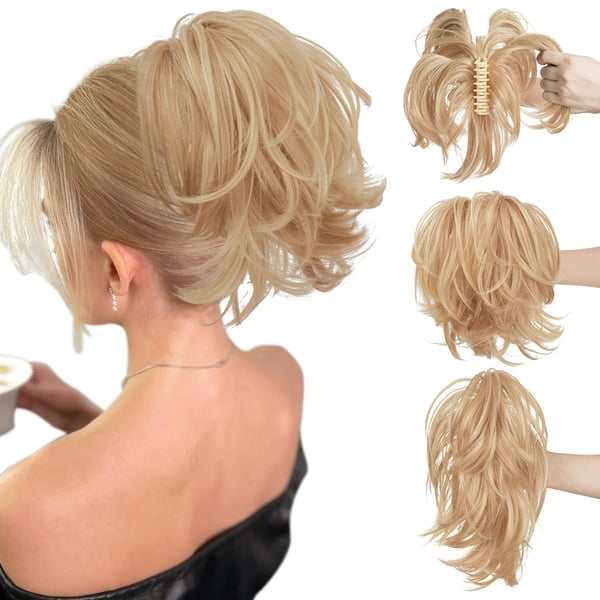 SilkSnap – Lightweight Synthetic Claw Clip for Chic Hairstyles