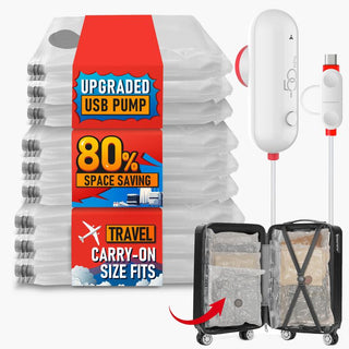 PackEase - Space Saver Vacuum Bags with Electric Pump