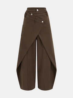 TwistWaist – Cross Front Wide Leg Jeans