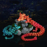 3D Dragonstone Articulated Crystal Serpent