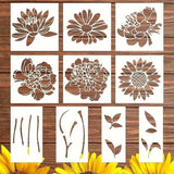 FloralFantasy - Creative Reusable Floral Stencil Kit