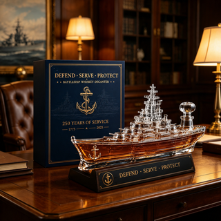 NavyCraft – Battleship Whiskey Decanter