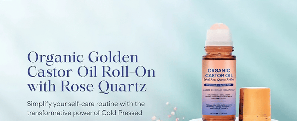 RoseCalm - Organic Castor Oil with Rose Quartz Touch