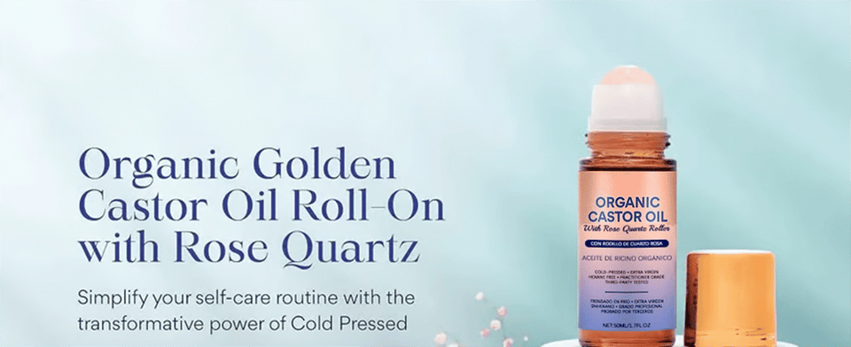 RoseCalm - Organic Castor Oil with Rose Quartz Touch