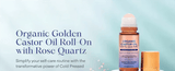 RoseCalm - Organic Castor Oil with Rose Quartz Touch