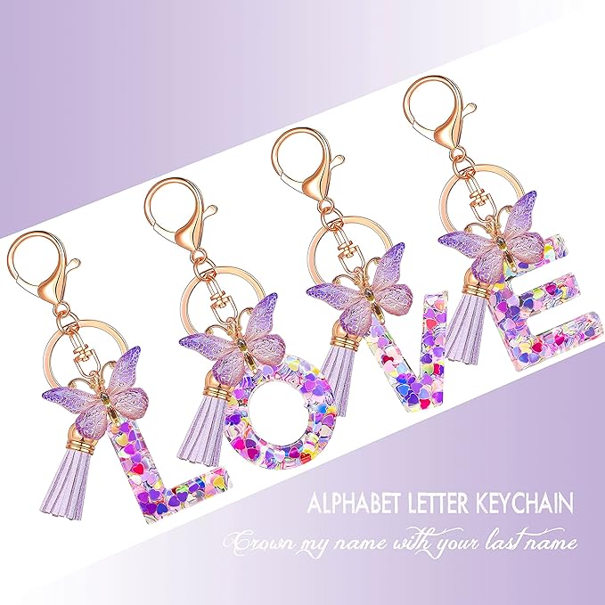 CharmKey – Personalized Initial Letter Keychain