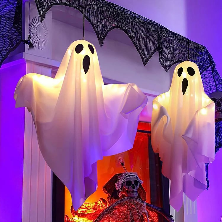 MysticGlow - Halloween Enchanted Ghost Chandelier