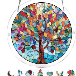 EmeraldFlame –  Acrylic 80 Pcs Suncatcher Puzzle