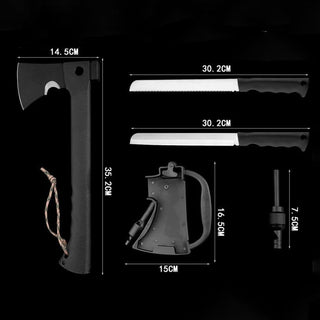IronWolf - Tactical Outdoor Axe with Accessories