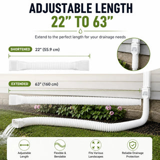 RainGuard – Flexible Downspout Extension Kit