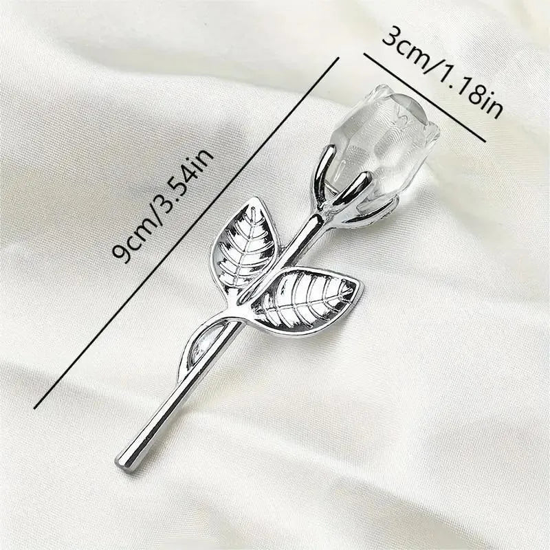 CrystalBloom – Romantic Personalized Rose Gift