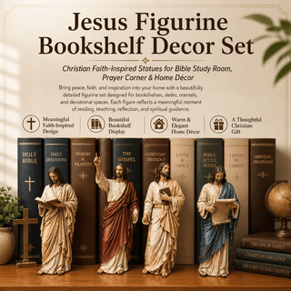 GraceKeep – Inspirational Jesus Figurine Display Set